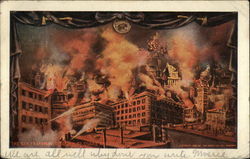 The San Francisco Disaster by Quake and Fire, 1906 Postcard