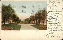 Eutaw Place Postcard