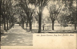 Boston Common, Frog Pond Postcard