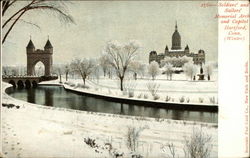 Soldiers' and Sailors' Arch and Capitol Hartford, CT Postcard Postcard