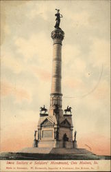 Iowa Sailors & Soldiers' Monument Postcard