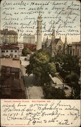 Mount Vernon Place Postcard