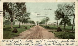 Central Avenue, U. S. Arsenal Postcard