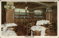 The Cafe, Hotel Utica New York Postcard Postcard