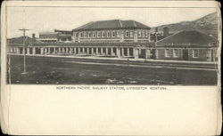 Northern Pacific Railway Station Postcard