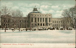 Congressional Library Postcard