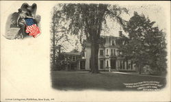 Longfellow's Home Pittsfield, MA Postcard Postcard