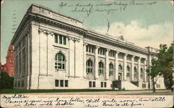 Public Library Postcard