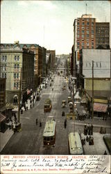 Second Avenue Looking North Postcard