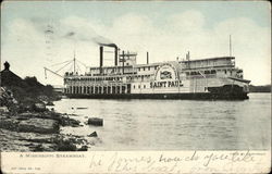 A Mississippi Steamboat Postcard