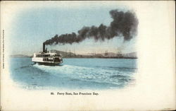 Ferry Boat, San Francisco Bay California Postcard Postcard