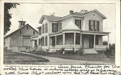 Residence, Oliver Cowles Deerfield, MA Postcard Postcard