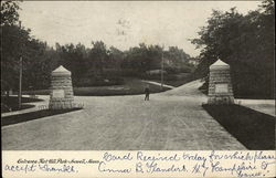 Entrance Fort Hill Park Postcard