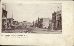 Pierre Street South Dakota Postcard Postcard