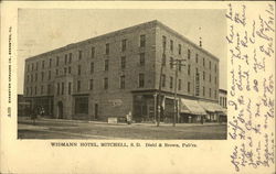 Widmann Hotel Mitchell, SD Postcard Postcard