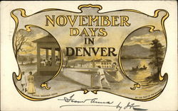 November Days in Denver Postcard