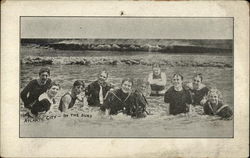 In the Surf Postcard