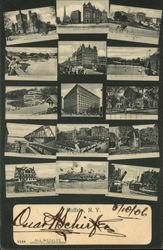 Views of Buffalo New York Postcard Postcard