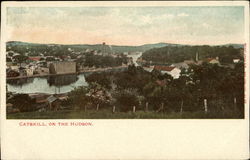 Catskill on the Hudson New York Postcard Postcard