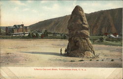 Liberty Cap and Hotel Postcard