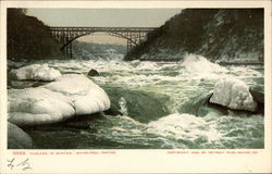 Niagara in Winter, Whirlpool Rapids Postcard