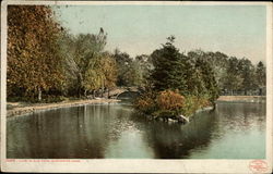 Lake in Elm Park Postcard