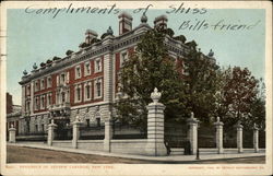 Residence of Andrew Carnegie New York, NY Postcard Postcard