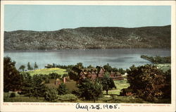 Across from Silver Bay Lake George, NY Postcard Postcard