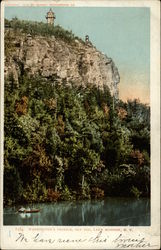 Washington's Profile, Sky Top, Lake Mohonk New Paltz, NY Postcard Postcard