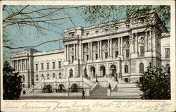 Entrance Pavilion Library of Congress Postcard