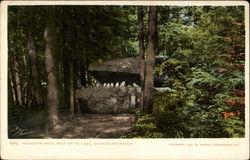 Alligator Rock Near South Lake Postcard