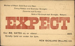 New Richland Milling Co Advertising Postcard Postcard