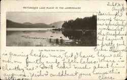 Picturesque Lake Placid in the Adirondacks New York Postcard Postcard