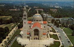 Aerial View of the National Shrine of the Immaculate Conception Washington, DC Washington DC Postcard Postcard