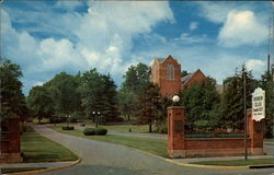 Muskingum College Entrance Postcard