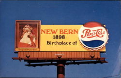 Billboard for Pepsi Cola Postcard