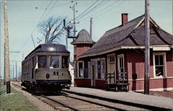 Montreal and Southern Counties Express/Passenger Iterurban Car No. 107 Ontario Canada Postcard Postcard