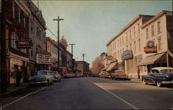 Main Business Section, Main Street, Looking West Walden, NY Postcard Postcard