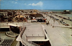 Bird's Eye View of Beautiful Beach Jacksonville, FL Postcard Postcard