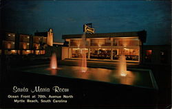 The Santa Maria Room Myrtle Beach, SC Postcard Postcard