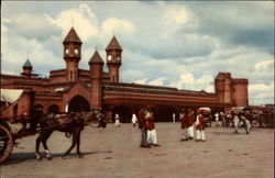 Railway Station Lahore, Pakistan Postcard Postcard