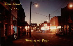 Beale Street - Home of the Blues Memphis, TN Postcard Postcard