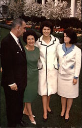 The First Family - The Johnsons Postcard