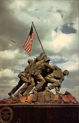 Iwo Jima Statue Postcard