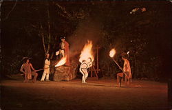 Indian Flame Dance Postcard