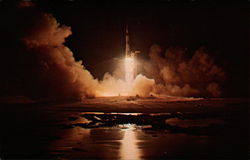 Apollo 17 Liftoff Postcard