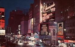 Champale Advertisement in Times Square New York, NY Postcard Postcard