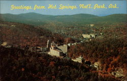 Greetings from Hot Springs National park Postcard