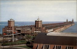 Navy Pier and University of Illinois Postcard