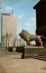 Prudential Building and Art Institute Postcard